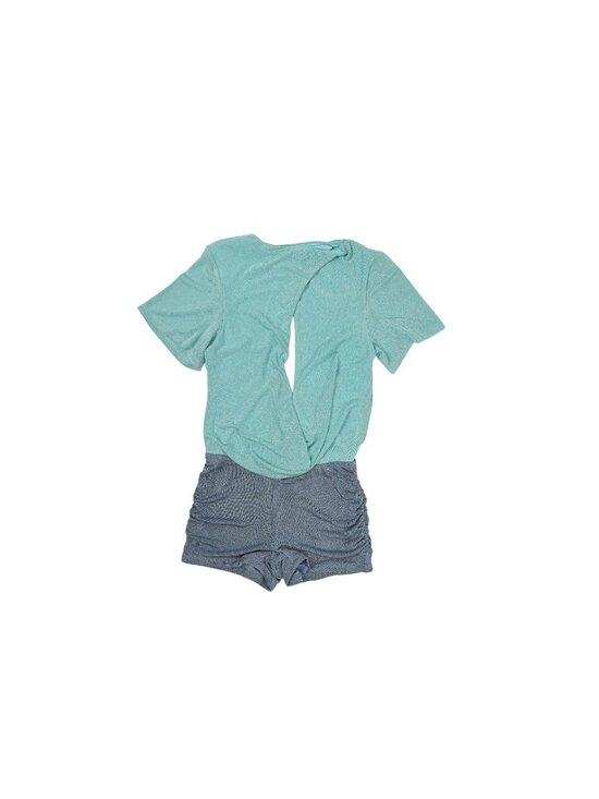 Outcast Pants - Outcast Bridgett Playsuit in Blue